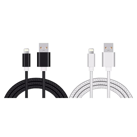 Fabcordz CHARGINGCABLE IPHONE 2PK SOY-027